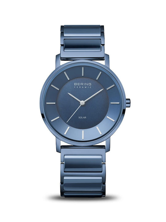 Ανδρικό Ρολόι 41mm Solar Μπλε