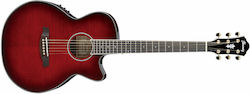 Ibanez Semi-Acoustic Guitar Red