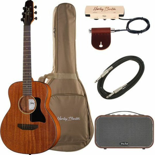 Harley Benton Semi-Acoustic Guitar GS-Travel Brown