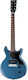 Harley Benton DC-Junior Chitară Electrică SG cu 1xP90 Configurație Doze Pelham Blue cu Husă