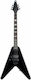 Framus D-Series Artist Line Electric Guitar Flying V with HS Pickup Configuration Solid Black with Case