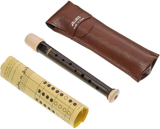 Aulos Sopranino Plastic Recorder Symphony Baroque Brown