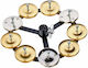 Thomann Black Metallic Hi-Hat Tambourine with Single Row Jingles