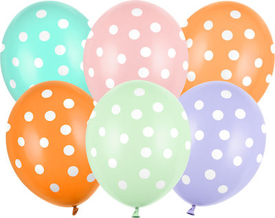 Set of 6 Balloons Latex 30cm