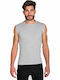 Men's Undershirt Sleeveless in Gray Color