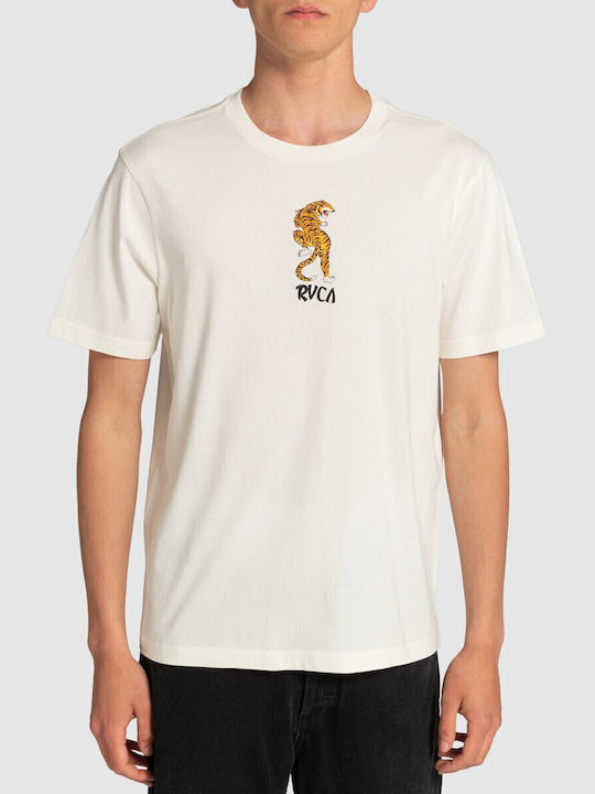 'LOST PARADISE TIGER' T-shirt Λευκό