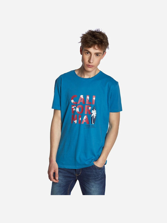 Camaro Herren T-Shirt Kurzarm Hellblau