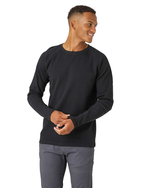 Marcus Herren Langarm-Pullover Schwarz