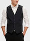 Selected Men's Vest Slim Fit Black