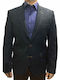 Men's Winter Suit Jacket Slim Fit Navy Blue