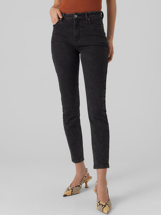 Vero Moda High Waist Women's Jean Trousers in Straight Line