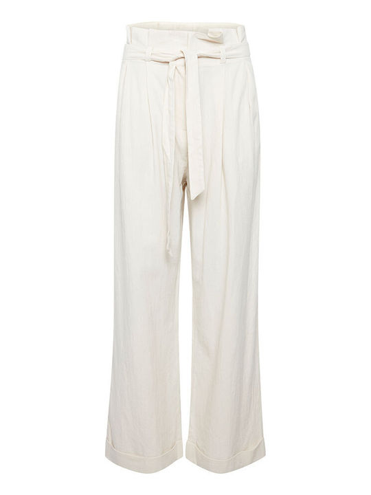 Damen Stoff Hose Weiß