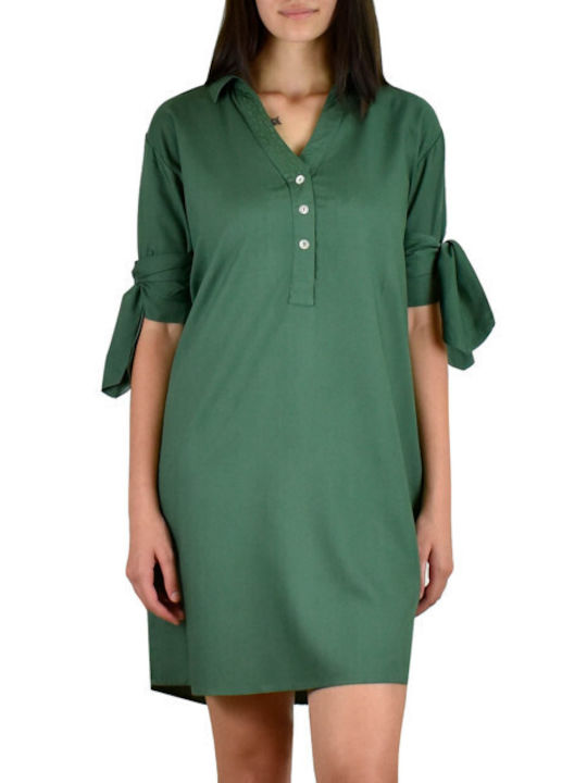 Nottingham Summer Mini Dress Green