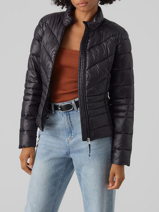 Vero Moda Kurz Damen Puffer Jacke Schwarz