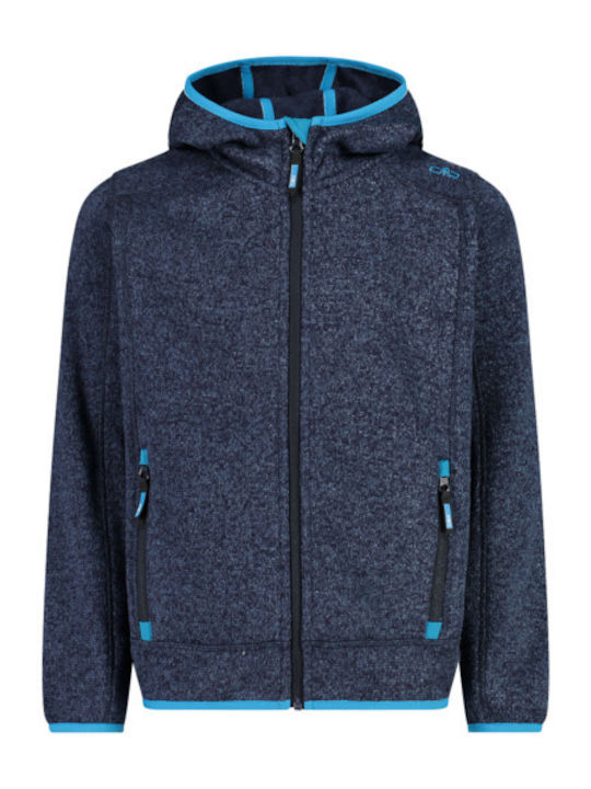 CMP Fleece Sweatshirt with Zipper Blue