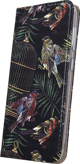 Smart Trendy Buchen Sie Synthetisches Leder Schwarz (Nokia 2.2)