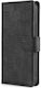 Skin Feel Crocodile Texture Buchen Sie Synthetisches Leder Schwarz (Vivo X60 Pro 5G)