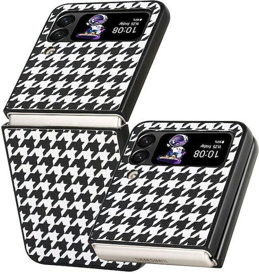 Leather Shockproof Back Cover Πλαστικό Λευκό (Galaxy Z Flip4)