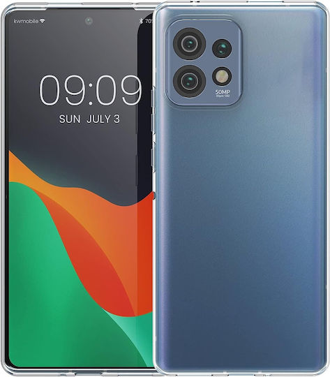 KWmobile Pro Edge Plus Umschlag Rückseite Silikon Transparent (Motorola Edge 40)