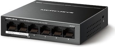 Mercusys MS106LP v1 Unverwaltet L2 PoE+ Switch mit 6 Ports Ethernet