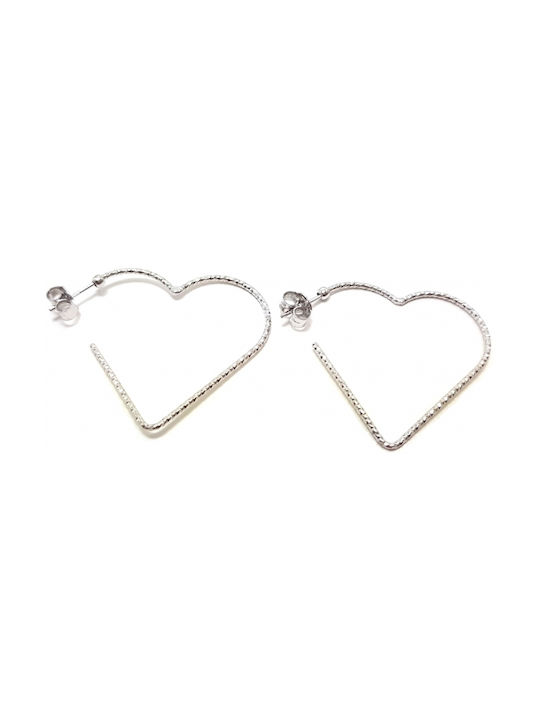 Earrings Hoops made of Silver