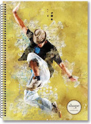 Shape Notebooks Spiral Caiet Cu dungi B5 3 de S...