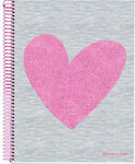 Miquelrius Spiral Notebook Ruled A4 120 Sheets 4 Subjects Pink 1pcs