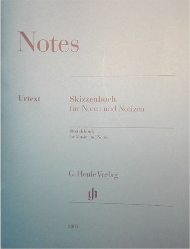 G. Henle Verlag Τετράδιο Μουσικής 32 Φύλλων Λευκό