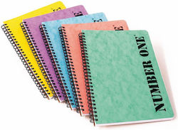 AG Trees Spiral Notebook Homework B5 60 Sheets 2 Subjects Pastel 1pcs