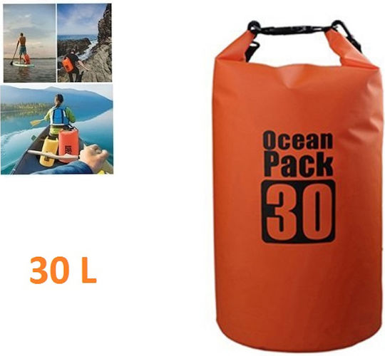 Ocean Pack Waterproof Bag Shoulder Bag Orange