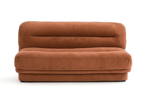 Doppelsitzer Sofa Samt Braun 158x95x78cm