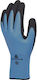 Delta Plus Gloves for Work Cold-Resistant Blue Waterproof