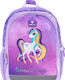 Belmil Unicorn School Bag Backpack Elementary, Elementary Purple 12Liters