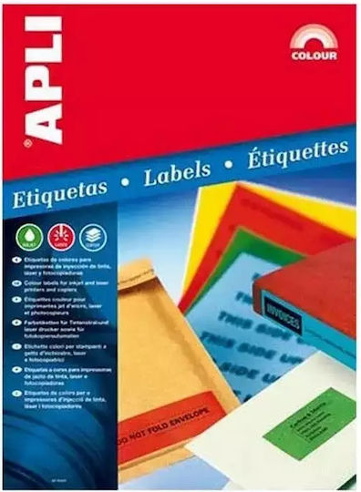 Apli 20 Blätter Notebook Etiketten 7x3.7cm