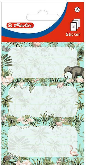 Herlitz Jungle Ετικέτες Τετραδίων 10τμχ