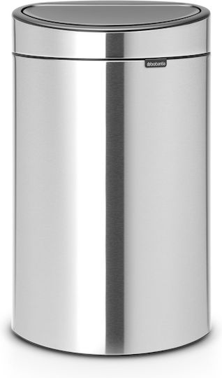 Brabantia Coș Metalic Argintiu 33L