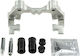 NTY Brake Caliber Holder, BRAKE CALIPER BRACKET Rear for Audi A3 / Q2 / TT Mercedes-Benz R Seat Leon / Ateca Skoda Karoq Volkswagen Golf / Touran / T-Roc