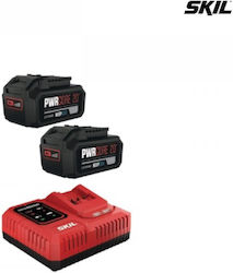 Skil Set 2 Baterii Unealtă Litiu 20V cu Încărcător 3105 AA