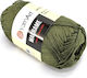 Makramee Strickgarn Mikropolyester Grün 90gr