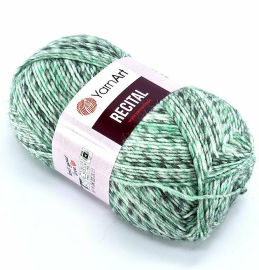 YarnArt Recital Mixed Green 150m 150g