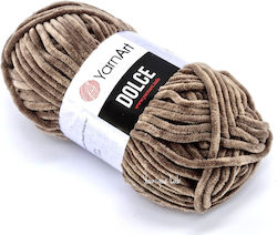 YarnArt Dolce Chunky Μικροπολυεστέρας Καφέ 100m