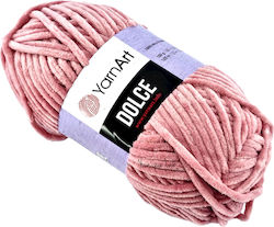 YarnArt Dolce Chunky Μικροπολυεστέρας Ροζ 100m