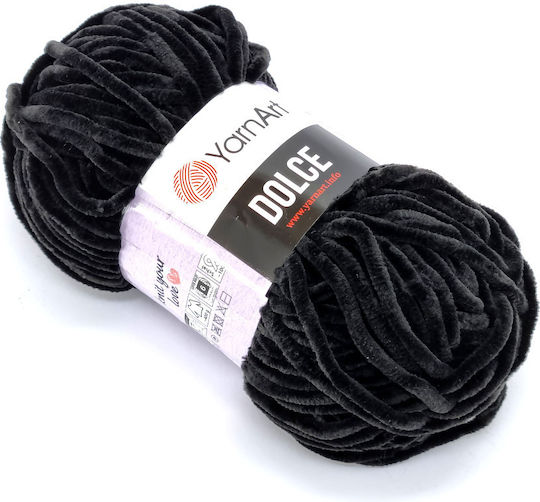 YarnArt Dolce Chunky Micro-poliester Negru 100m 100gr