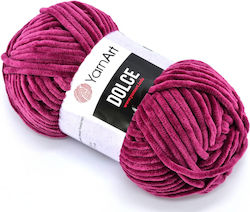 YarnArt Dolce Chunky Μικροπολυεστέρας Μωβ 100m ...