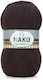 Nako Acrilyc Knitting Yarn Brown 200m 100gr