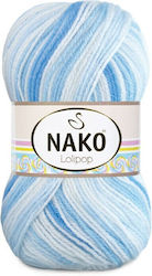 Nako Lolipop Ακρυλικό Γαλάζιο 230m 100gr