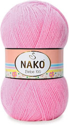 Nako Bebe 100 Acrilic Roz 360m 100gr