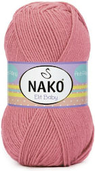 Nako Elit Baby Acrilyc Rosa 259m 100gr Νήματα Π...
