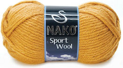 Nako Sport Wool Смесен Жълт 120м 100гр