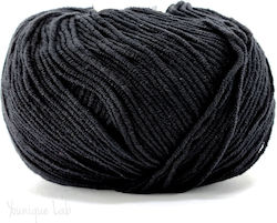 YarnArt Yarn Synthetisches Schwarzes 50m